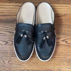 NINE WEST SIZE 11 Slip on loafers black